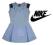 NIKE DRI FIT Sukienka do tenisa tenis termoaktywna