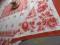 PIĘKNY OBRUS W RÓŻE EFEKTOWNY 105 /137 CM