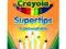 CRAYOLA Flamastry supertips pastel.12szt