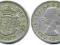 ANGLIA 1/2 korony/ half crown/ 1955r.
