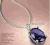 Avon Naszyjnik Purple Stone Nowy Kryształ!!