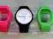 ZEGAREK JELLY MILER + komplet 5 kolorowych pasków