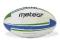 Piłka do rugby Meteor rozmiar 5 biała ze szwem