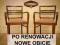 2 KRZESŁA ART DECO NOWE OBICIE PO RENOWACJI ANTYKI