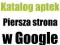 Katalog medyczny - pierwsza strona w google FV