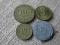 Zestaw monet Tunezji 4 szt.każda inna.