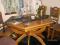 DĘBOWY STÓŁ Z 6 KRZESŁAMI NOWA CENA