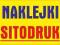 NAKLEJKI SITODRUK 100 SZT. WYSOKA JAKOŚĆ !!!