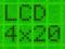 Wyświetlacz LCD 4x20 znaków POWERTIP PC2004