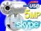 KAMERA INTERNETOWA eCOM 5MP USB KAMERKA XP SKYPE 2