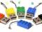 pendrive USB podobny do lego niebieski     8gb