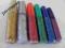 duży KLEJ Z BROKATEM komplet 6 KOLORÓW