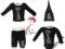 BODY BLUZA SPODENKI CZAPKA 80 ROCK PUNK 9-12 m.