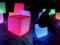LED CUBE PUFA LAMPA RGB+W 40x40x40cm PILOT HIT