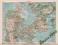 DANIA BAŁTYK ISLANDIA EFEKTOWNA MAPA z 1906 roku