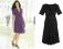 * REWELACYJN CZARNA ciążowa SUKIENKA * 38 M