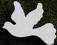 GOŁĄB GOŁĄBKI STYROPIANOWE OZDOBY 16X18 CM