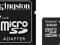 Kingston microSD 32GB + Adapter Tanio FVAT