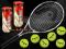 Rakiety TENIS Rakieta HEAD White + 6 PIŁEK