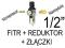 Filtr Powietrza Reduktor Pneumatyczny złączki 1/2'
