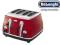 Toster DeLonghi CTO4003R Icona GWARANCJA 12 m-cy