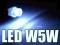 DIODY W5W T10 POSTOJÓWKI LED ŻARÓWKA DIODOWA DIODA
