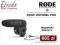 PROFESJONALNY MIKROFON DO KAMERY RODE VIDEOMIC PRO