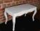 Drewniany bialy stolik nowy producent lawa 47cm