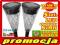 ZESTAW 5szt LAMPA OGRODOWA SOLARNA KIELICH ABS LED