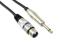 PRZEWÓD XLR F - JACK MONO 6.3MM 6m