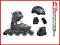 ** Zestaw AXER Rolki + kask + ochraniacze r.37-41