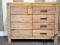 OUTLET MEBLOWY- KOMODA  DREWNO AKACJA 110 CM