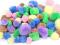 POMPONY AKRYLOWE PASTEL I NEON   MIX 78 SZTUK
