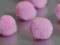 Puchate pompony 13mm 20szt. RÓŻOWE JASNE
