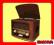 STYLOWE RADIO RETRO + CD + MP3+USB CAMRY CR1109 P