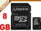 KARTA PAMIĘCI KINGSTON microSD HC 8GB -TRANSFLASH