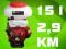 OPRYSKIWACZ SPALINOWY PLECAKOWY OGRODOWY 15L 2,9KM