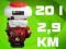 OPRYSKIWACZ SPALINOWY PLECAKOWY OGRODOWY 20L 2,9KM