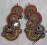 AUTORSKIE SUTASZ kolczyki LUISA soutache