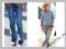 D563* NOWE NIEBIESKIE SPODNIE JEANS CFL ROZ.140