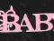 BABY -napis  scrapbooking (0002) duży