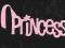 PRINCESS -napis  scrapbooking (0002) duży