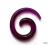 Rozpychacz spirala  - FIOLETOWA 4mm !!!