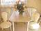 STOŁ 120 na 75   +  6 KRZESŁ  MIEKKIE OPARCIE !!!
