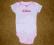 CARTERS różowe body dla niemowlaka NOWE r.62