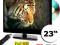 SAMOCHODOWY Telewizor LCD 23" 12V USB DVD 12V