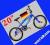 ROWER BMX 20 BLUE MAGIC GOLD EDITION 2012