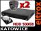 ZESTAW MONITORINGU 2 X KAMERA REJESTRATOR Z236