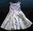 NEXT lawendowa sukienka z dekoltem carmen 134 cm