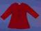 Speekless czerwona tunika z brokatem 140 146